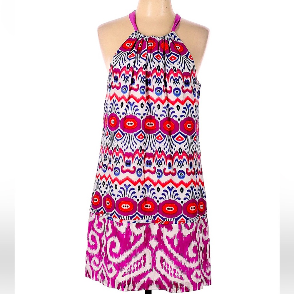 Trina Turk Menara Ikat halter dress